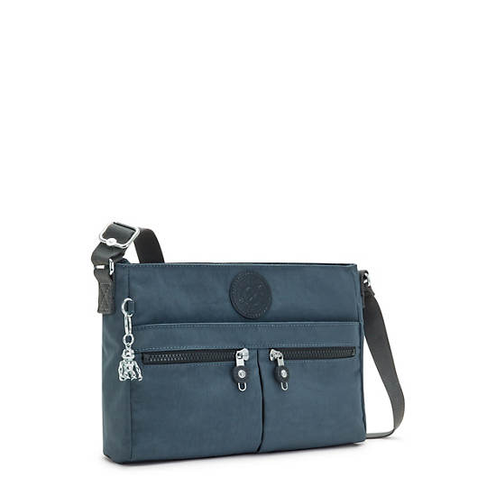 Kipling New Angie Crossbodytassen Donkerblauw Grijs | BE 1194MQ